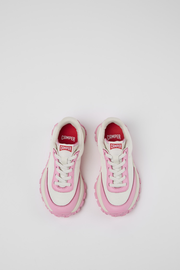 Camper Drift Trail - Weißer Sneaker aus Textil/Leder