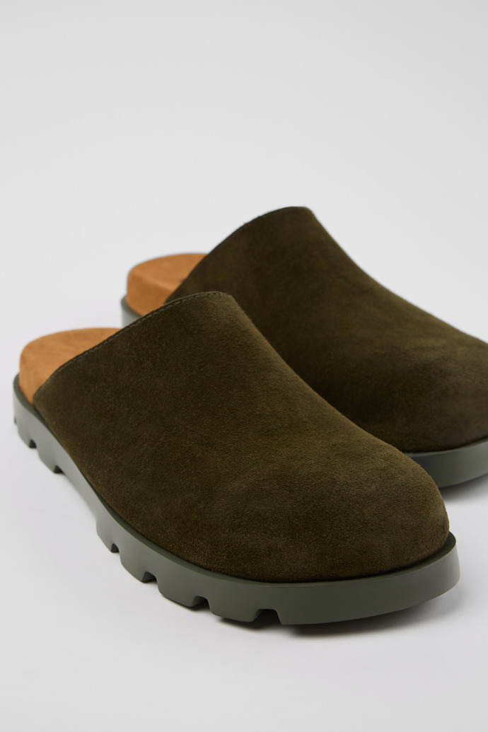 Camper Brutus Sandal - Grüne Nubukleder Sandalen für Herren.