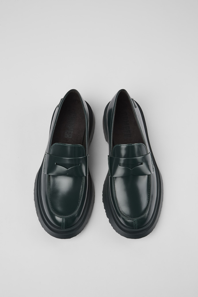 Camper Walden - Grüner Damenloafer aus Leder