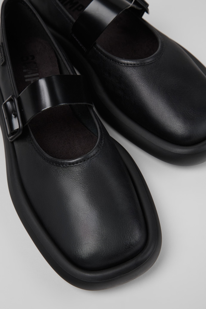 Camper Onda - Schwarzer Frauenschuh aus Leder.