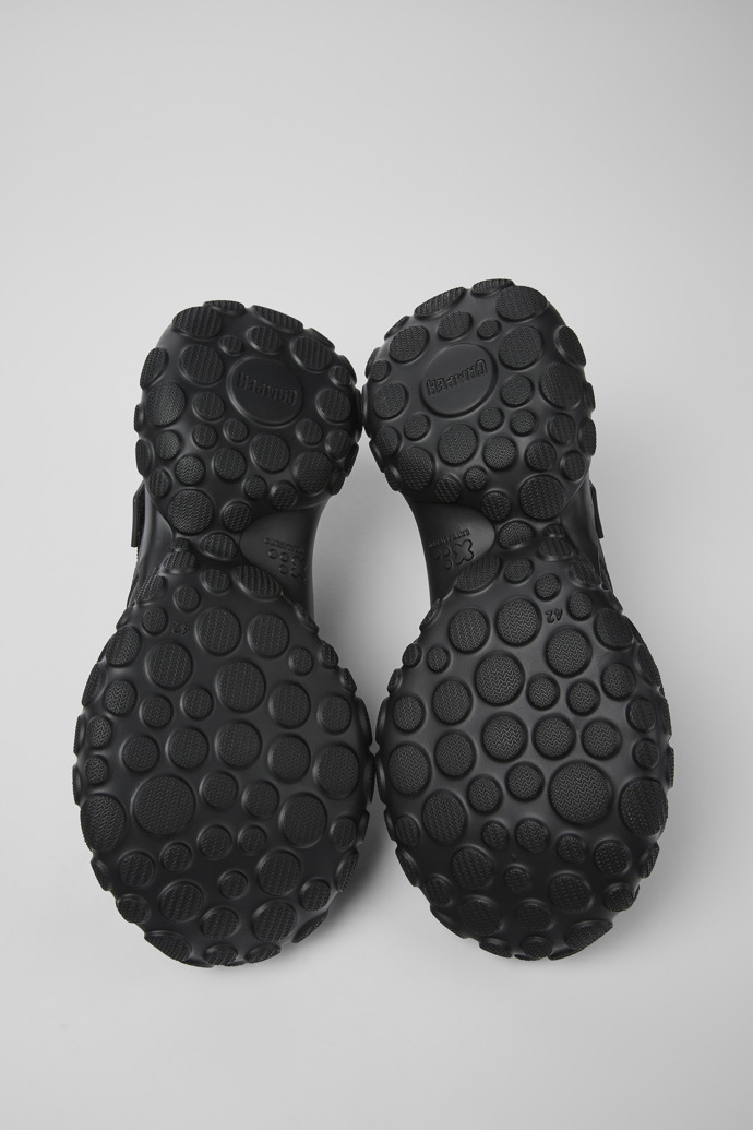 Camper Pelotas Mars - Schwarzer Herrensneaker aus Textil/Leder