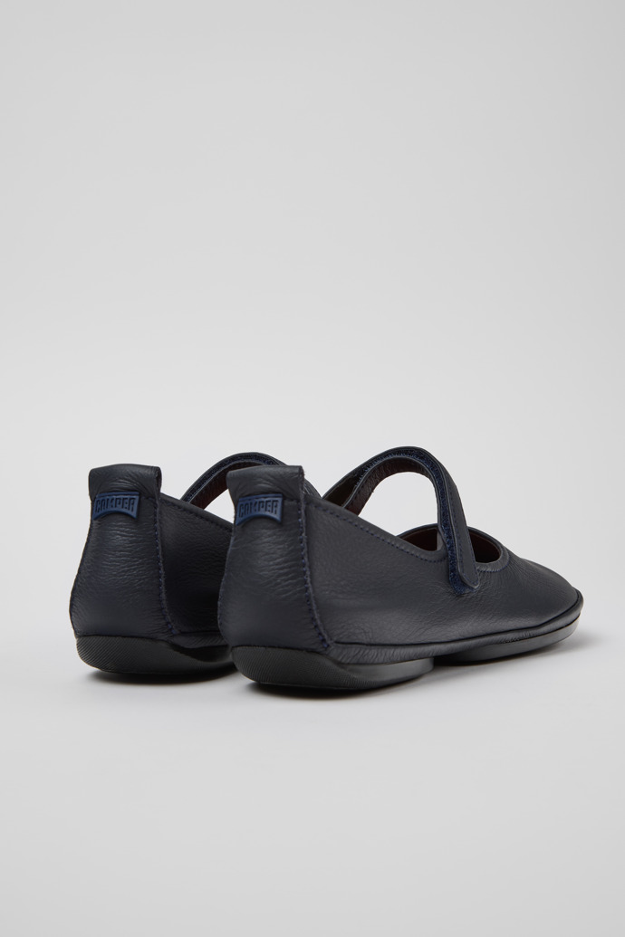 Camper Right - Blaue Leder-Damenschuhe.
