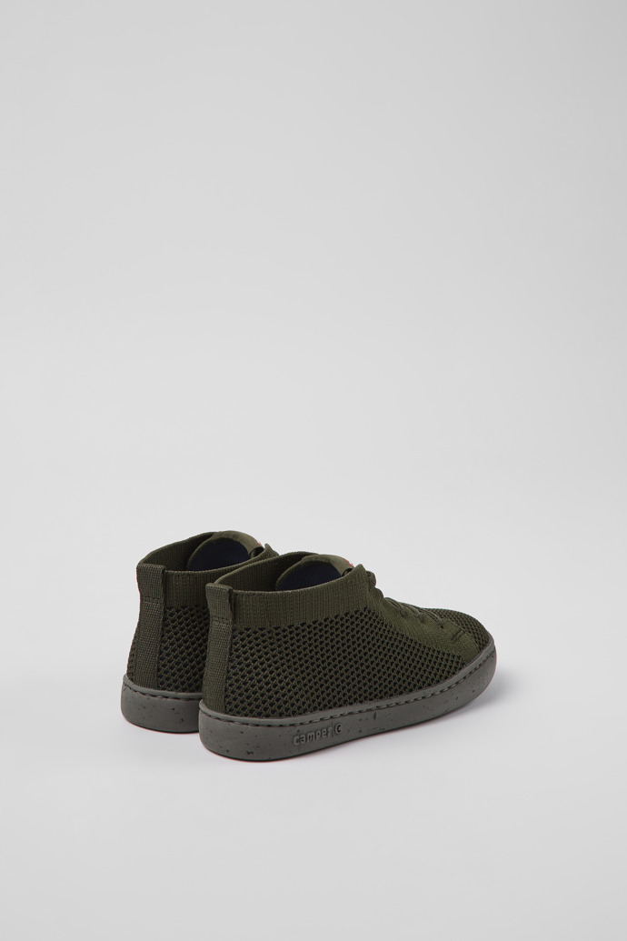 Camper Peu Touring - Grüne Kinderstiefelette aus Textil