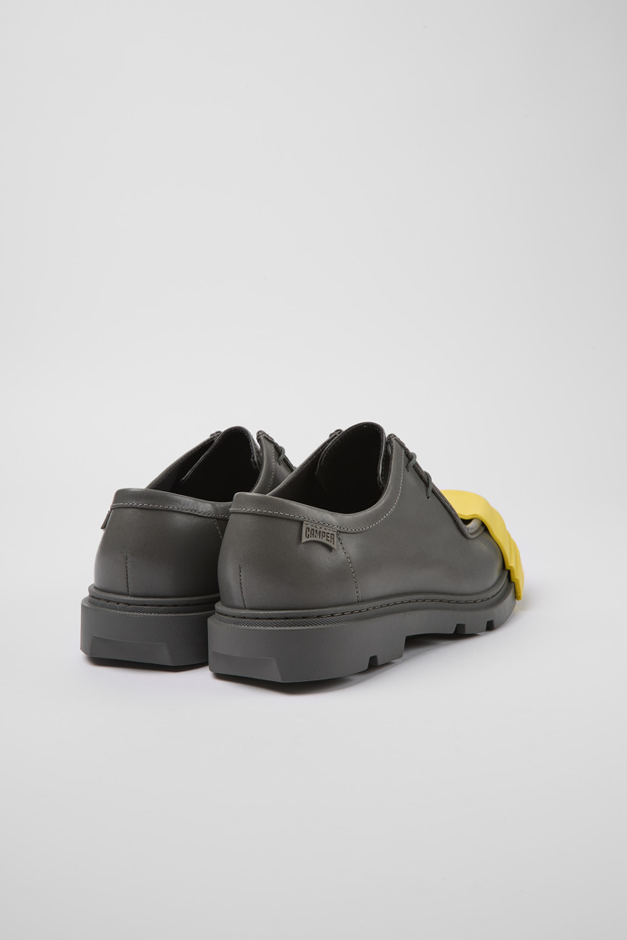Camper Junction - Grauer Herrenschuh aus verantwortungsvollem Leder