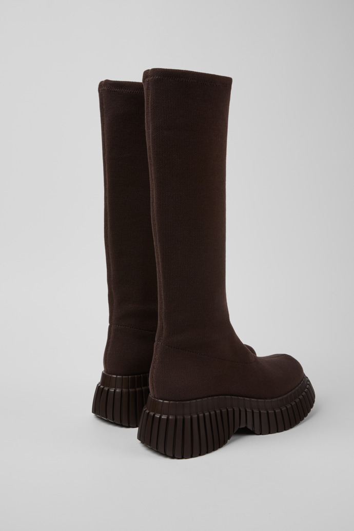 Camper BCN TENCEL® - Brauner Damenstiefel aus Textil