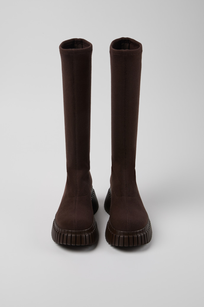 Camper BCN TENCEL® - Brauner Damenstiefel aus Textil