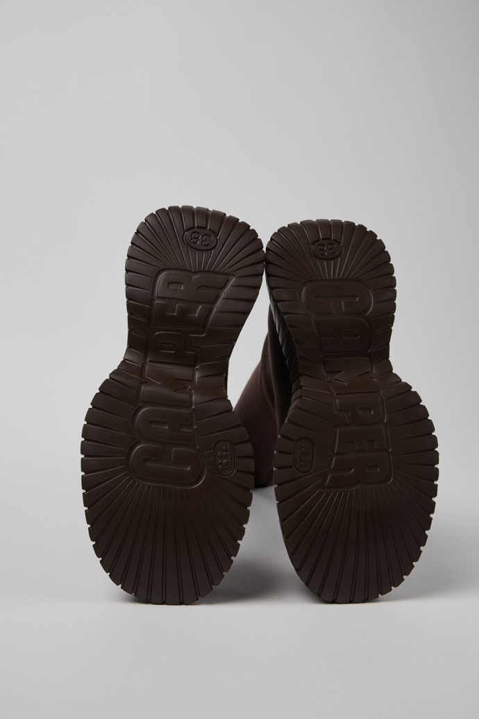Camper BCN TENCEL® - Brauner Damenstiefel aus Textil