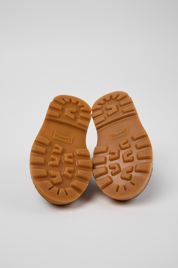 Camper Brutus - Blaue Kinderstiefelette aus Leder.