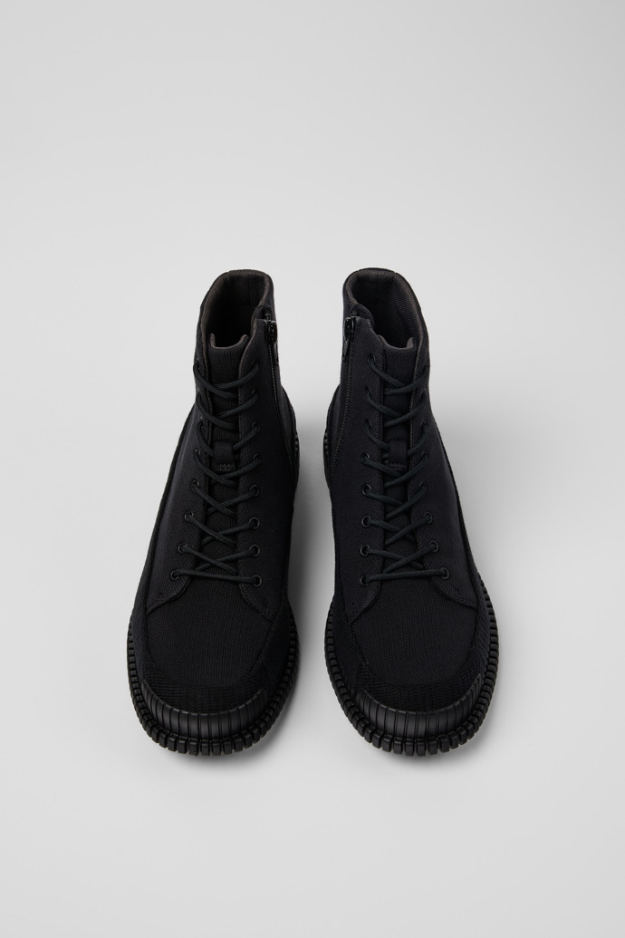 Camper Pix TENCEL® - Schwarze Damenstiefelette aus Textil