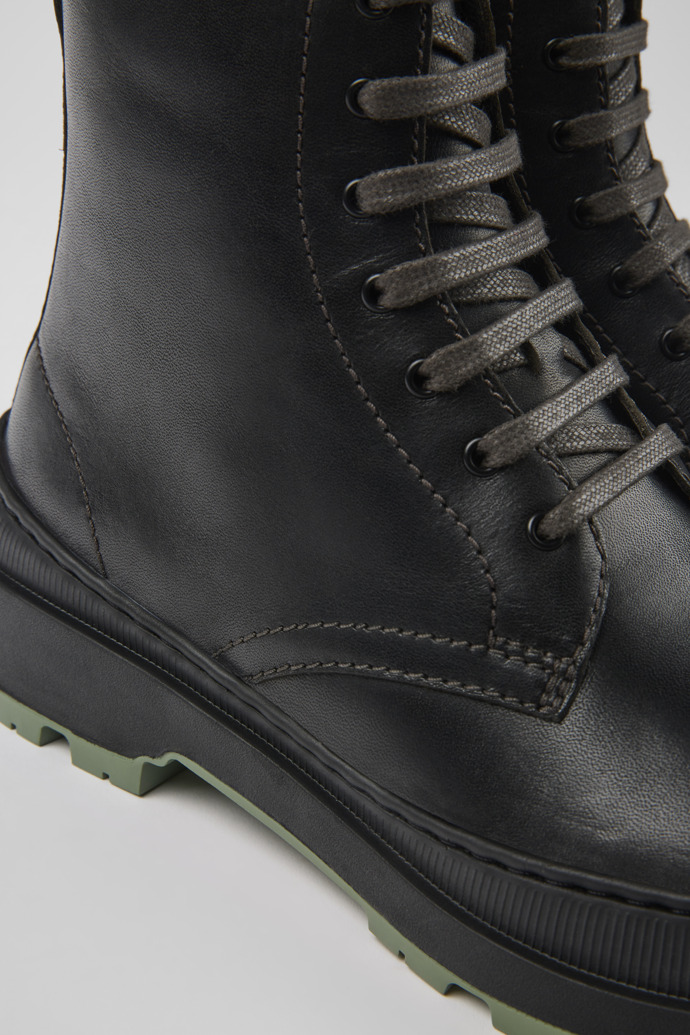 Camper Brutus Trek MICHELIN - Grauer Damenstiefel aus Leder