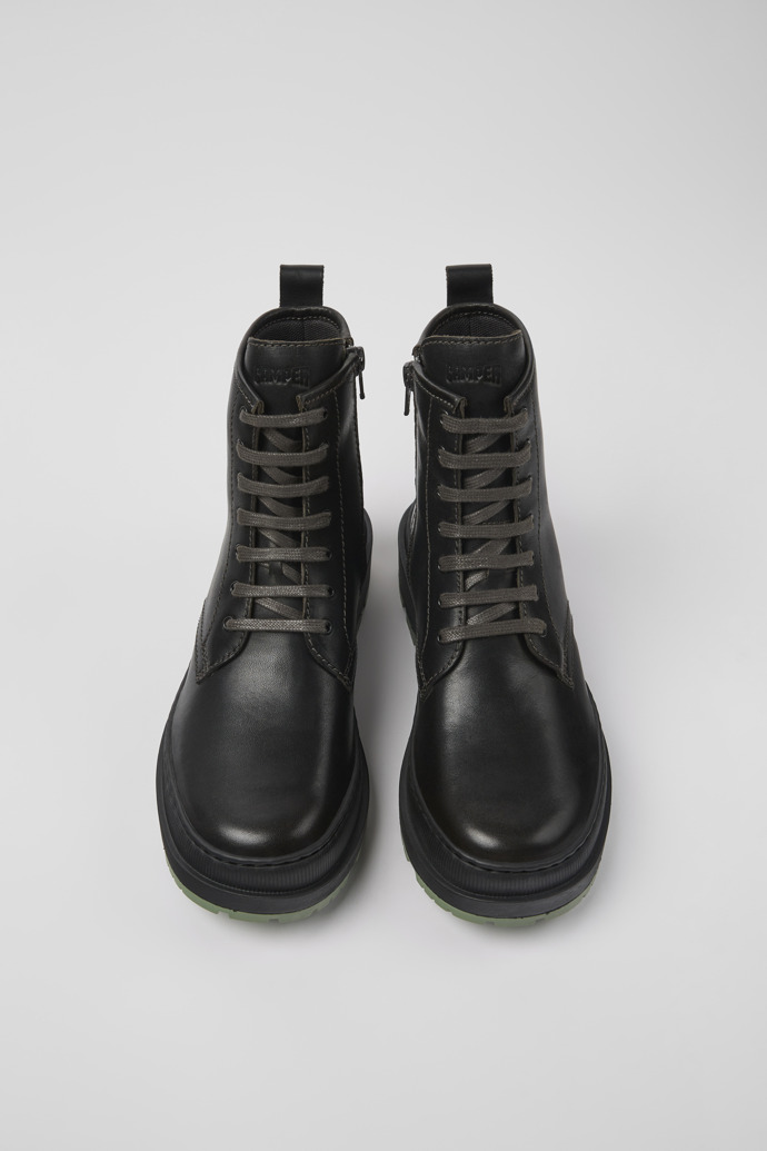Camper Brutus Trek MICHELIN - Grauer Damenstiefel aus Leder