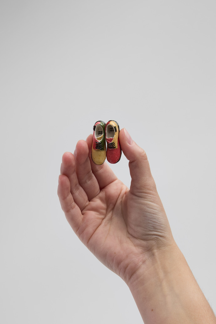 Camper Miniature TWINS Sculpture - Keramikschuh