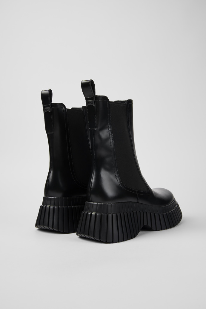 Camper BCN - Schwarzer Chelseastiefel für Damen aus Leder