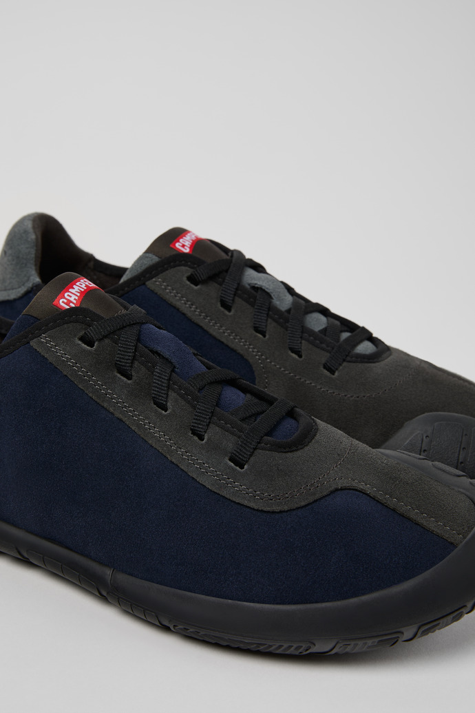 Camper Twins - Mehrfarbiger Herrensneaker aus Nubukleder.