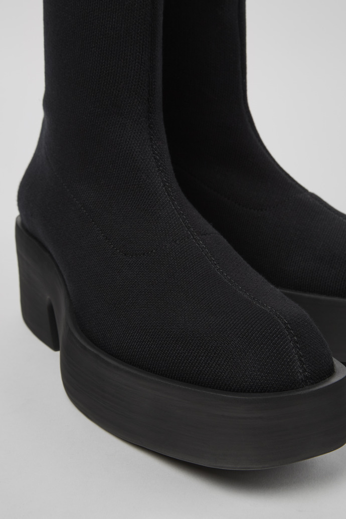 Camper Billie TENCEL® - Schwarzer Damenstiefel aus Textil