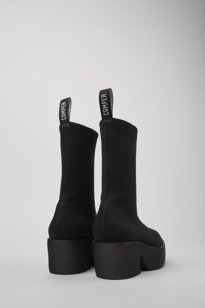 Camper Billie TENCEL® - Schwarzer Damenstiefel aus Textil
