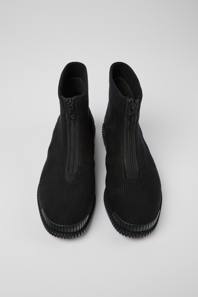 Camper Pix - Schwarzer Mittelstiefel aus Textil für Herren.