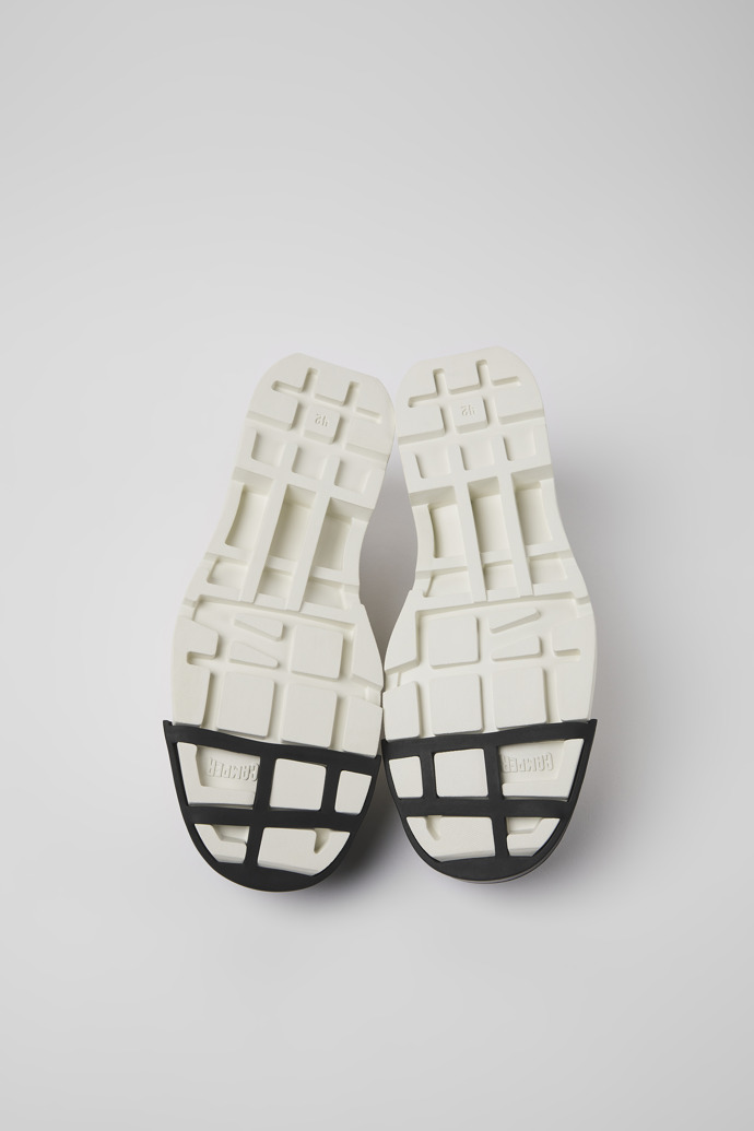 Camper Junction - Weißer Herrenschuh aus ungefärbtem Leder