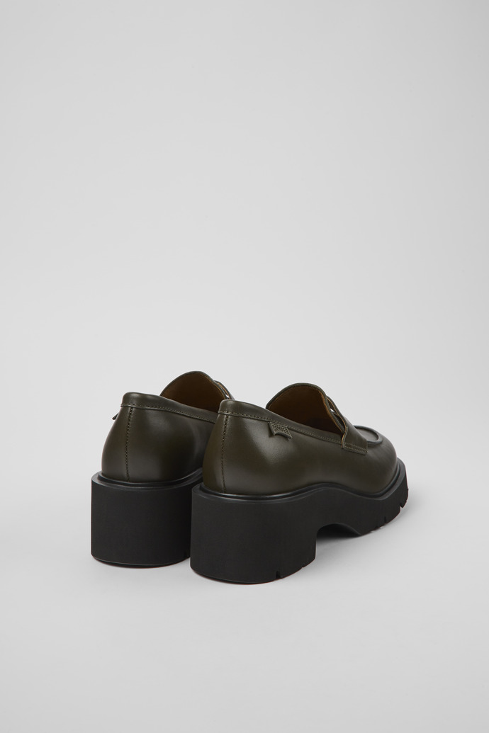 Camper Milah - Grüner Damenloafer aus Leder