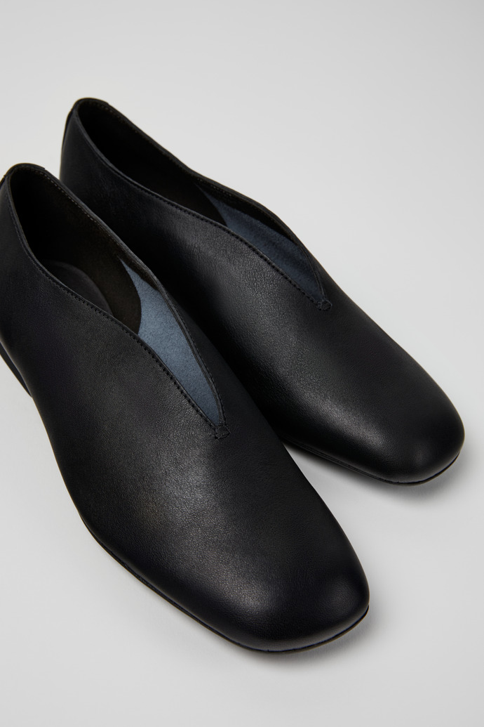 Camper Casi Myra - Schwarzer Lederschuh für Damen.
