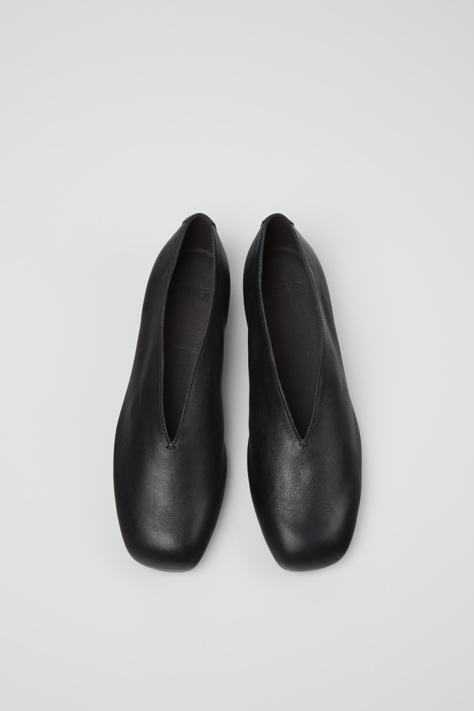 Camper Casi Myra - Schwarzer Lederschuh für Damen.