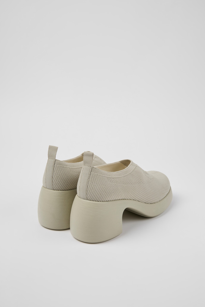 Camper Thelma - Grauer Damenstrickschuh aus einem Stück