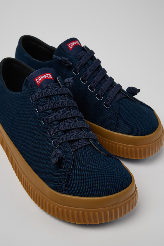 Camper Peu Roda - Blauer Herrensneaker aus TENCEL™ Lyocell.
