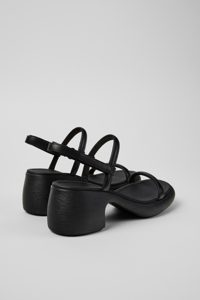 Camper Thelma - Schwarze Ledersandale für Damen.
