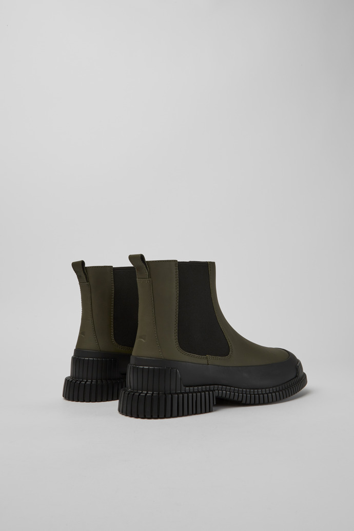 Camper Pix - Grüne Chelsea-Boots aus Leder für Herren