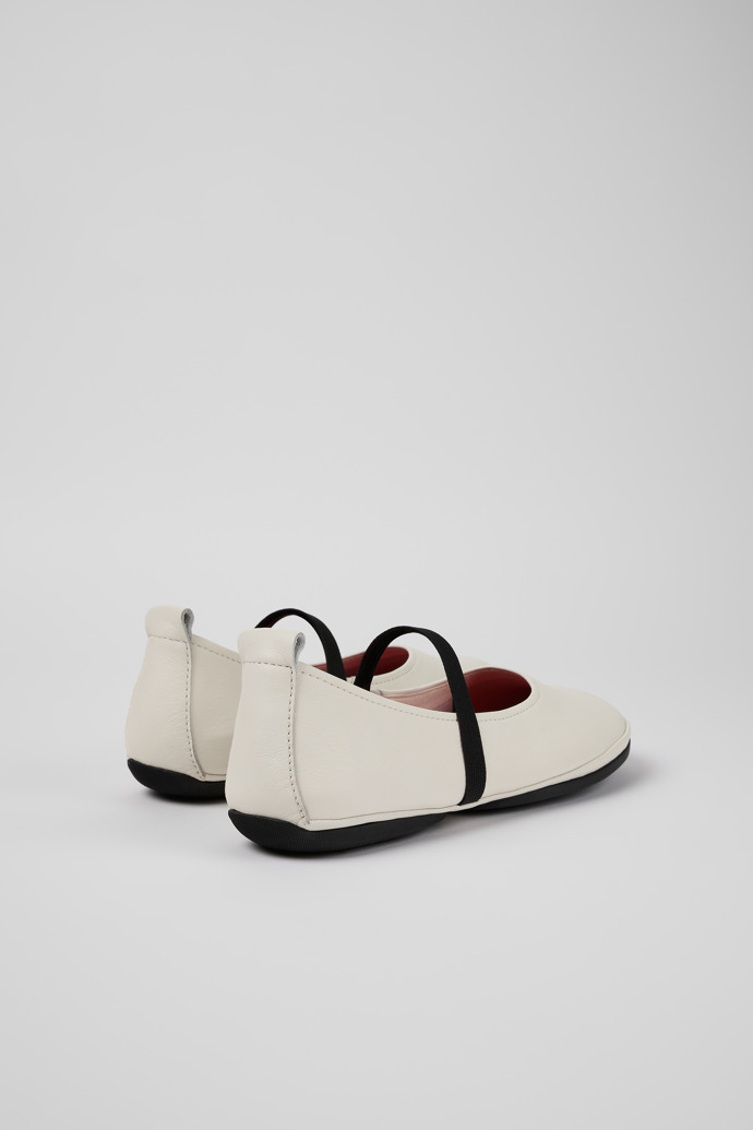 Camper Right - Weiße Mary Jane-Lederschuhe für Damen
