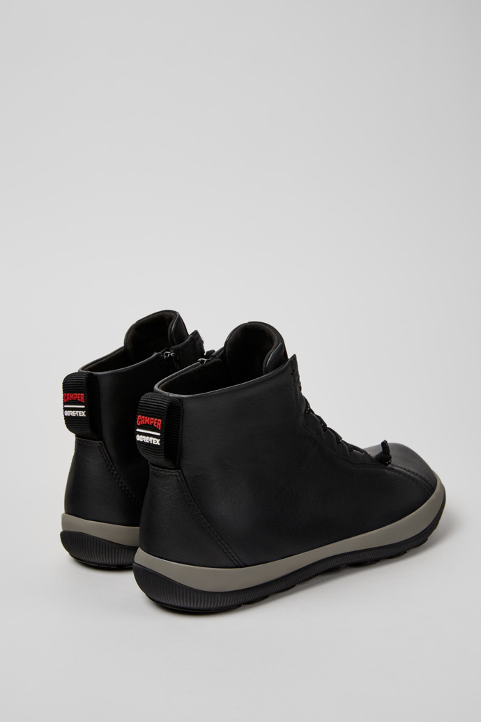 Camper Peu Pista GM - GORE-TEX - Schwarzer Herrenhalbstiefel aus Leder.