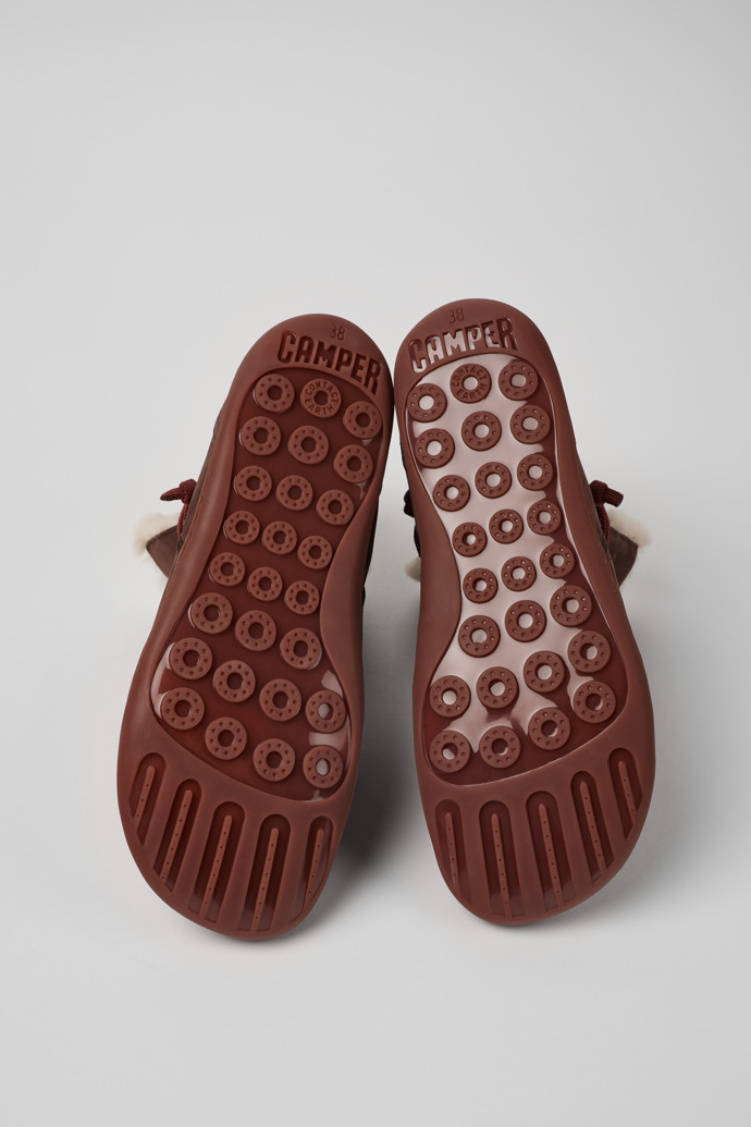 Camper Peu - Brauner Damenstiefel aus Nubukleder