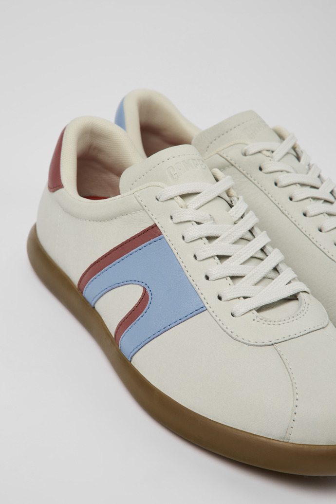Camper Twins - Weißer Herrensneaker aus Leder