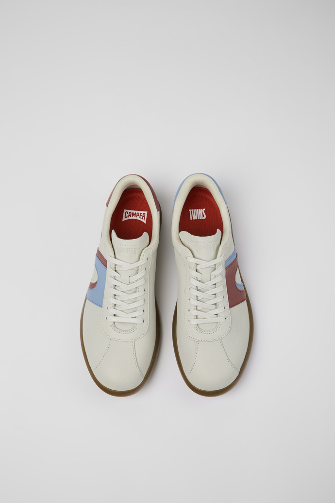 Camper Twins - Weißer Herrensneaker aus Leder