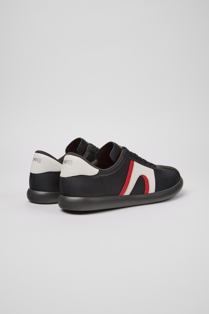 Camper Pelotas Soller - Mehrfarbiger Herrensneaker aus Leder und Nubukleder.