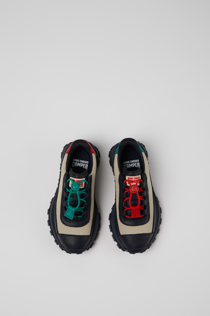 Camper Bobo Choses x Camper - Mehrfarbige Kindersneaker aus Textil und Leder.