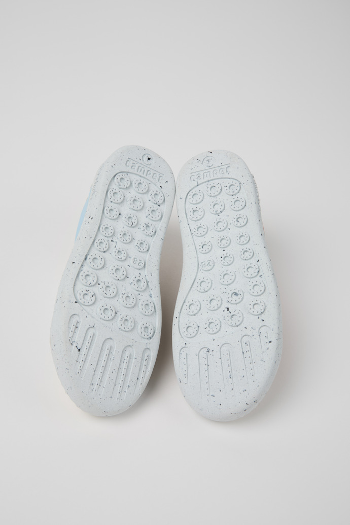 Camper Twins - Mehrfarbige Kindersneaker aus Leder und Nubukleder