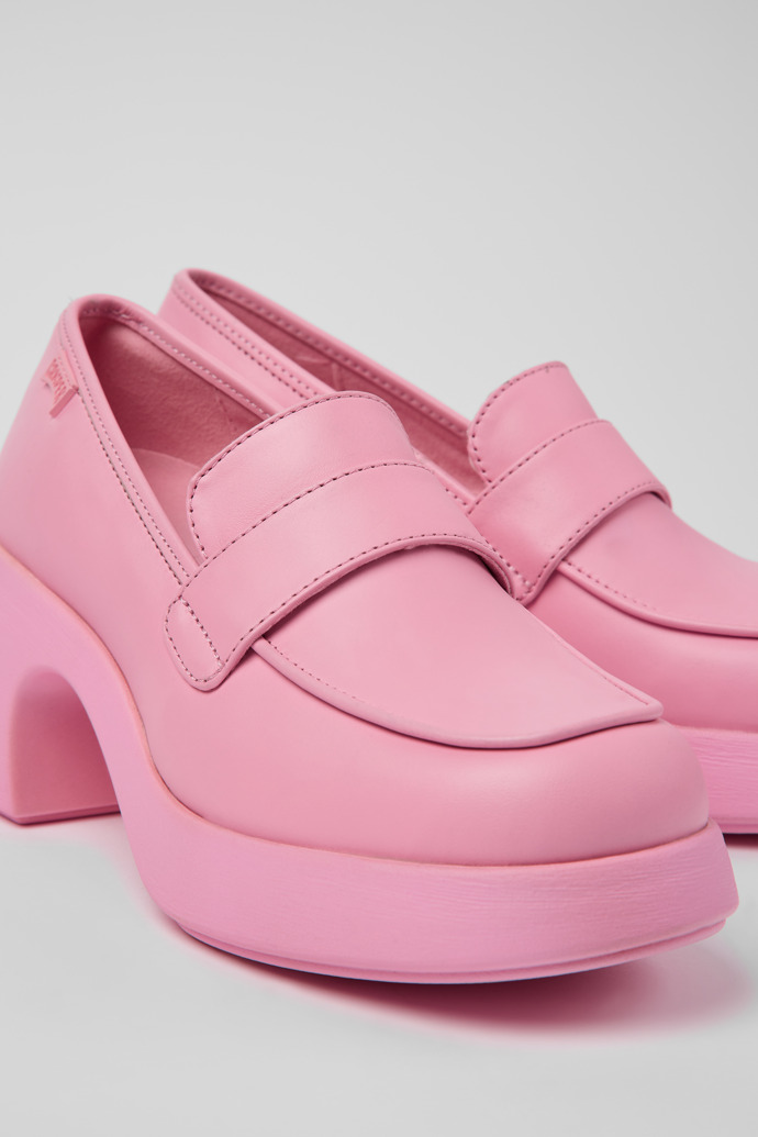 Camper Thelma - Rosafarbene Lederloafer für Damen