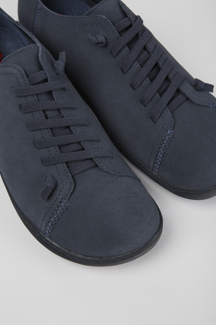 Camper Peu - Blauer Herrenschuh aus Nubukleder