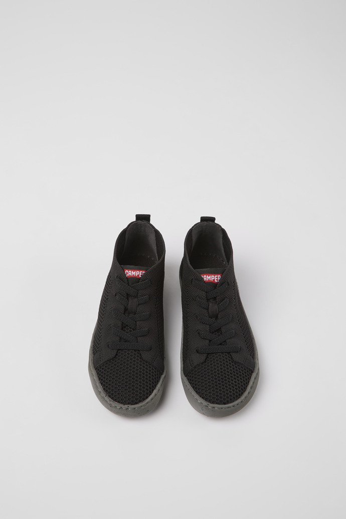 Camper Peu Touring - Schwarze Kinderstiefelette aus Textil