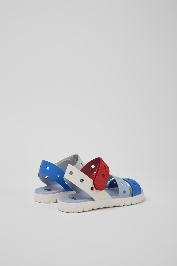 Camper Twins - Mehrfarbige Kindersandale aus Leder