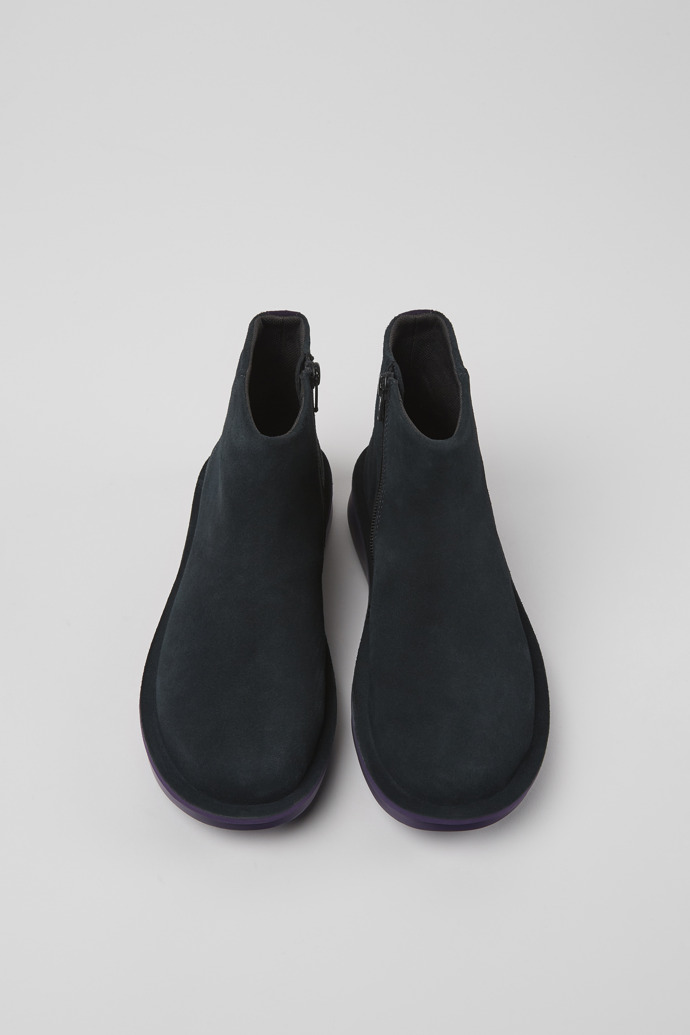 Camper Formiga - Graue Damenstiefelette aus Nubukleder.