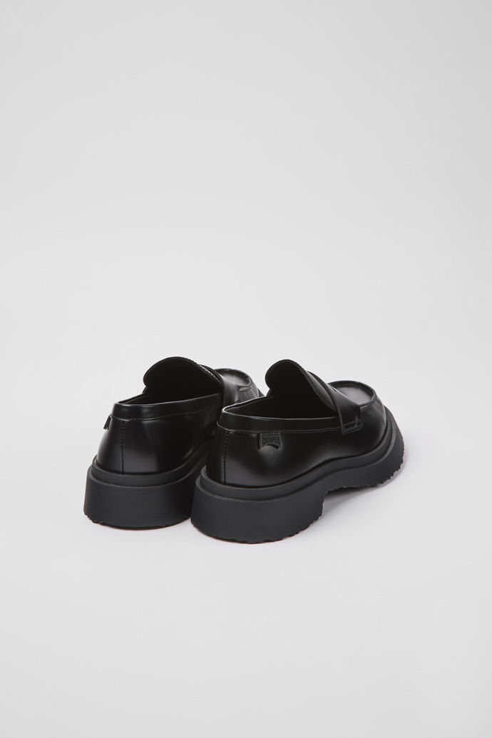Camper Walden - Schwarze Ledermokassins für Damen.