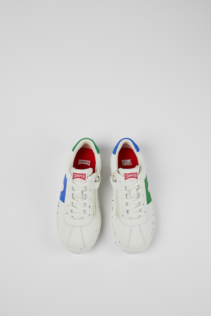 Camper Twins - Weißer Ledersneaker