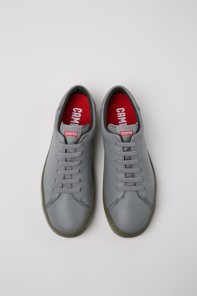 Camper Peu Touring - Grauer Ledersneaker für Herren.