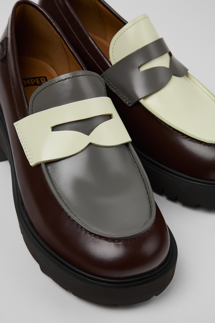 Camper Twins - Mehrfarbiger Damenloafer aus Leder