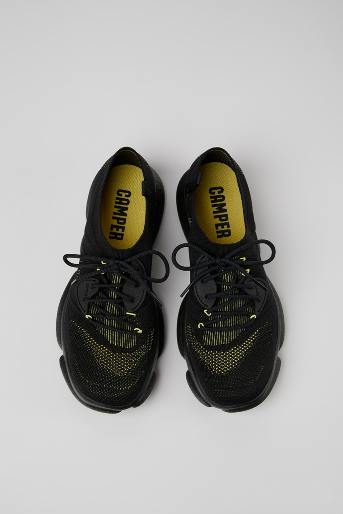 Camper Karst - Schwarzer Herrensneaker aus Textil
