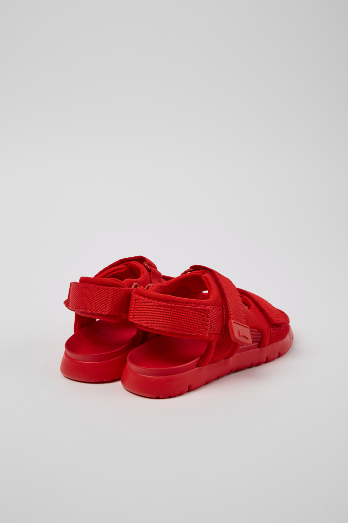 Camper Oruga - Rote Kindersandale aus Textil.