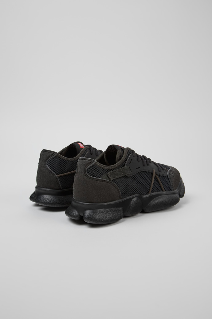 Camper Karst Sorona® - Grauer und schwarzer Damensneaker aus Textil