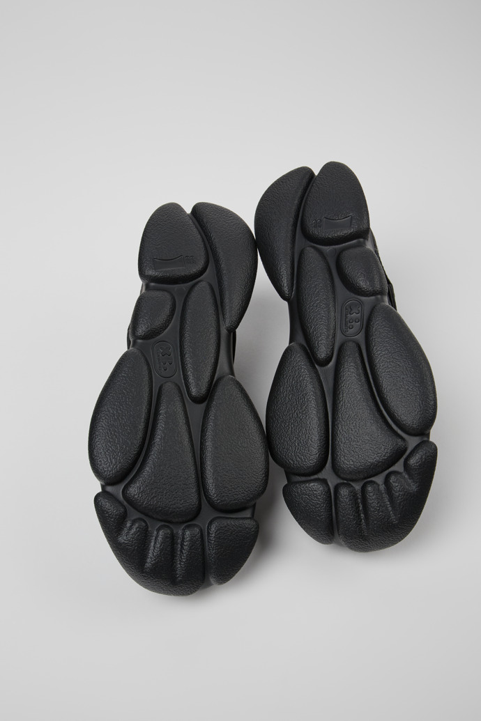Camper Karst Sorona® - Grauer und schwarzer Damensneaker aus Textil